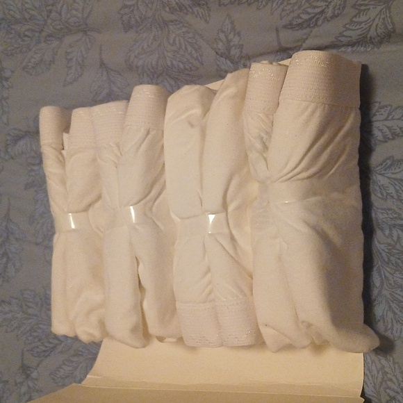 Fruit of the Loom Fit for Me Women's White Cotton Briefs Quantity 4 - Picture 4 of 6